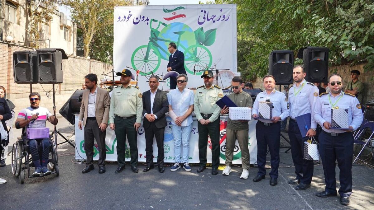 مجید اخشابی در روز جهانی بدون خودرو