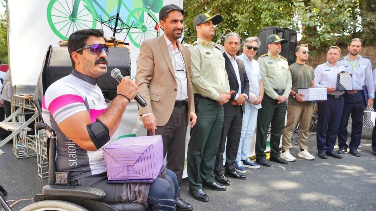 مجید اخشابی در روز جهانی بدون خودرو