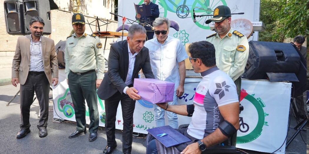 مجید اخشابی در روز جهانی بدون خودرو