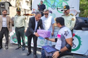 مجید اخشابی در روز جهانی بدون خودرو
