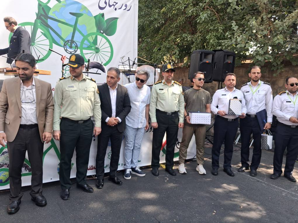 مجید اخشابی در روز جهانی بدون خودرو
